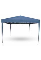 Gazebo 3x3 metri pieghevole blu