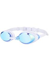 Gafas de Natacin Blanca y Azul para Adulto con Proteccin Antivaho y UV