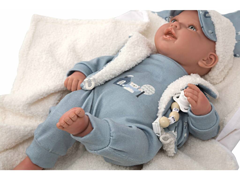 Reborn-Babypuppe Bruno 45 cm mit Decke von Arias 98150