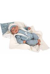 Bambola Beb Reborn 45 cm. Bruno con coperta Arias 98150