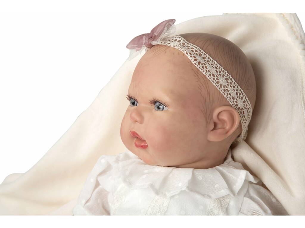 Reborn-Puppe 45 cm. Delia mit Kuscheldecke von Arias 98169