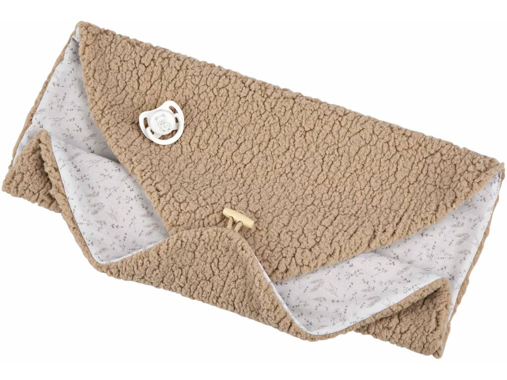 Bambola Elegance Babyto Marrone 35 cm. con coperta Arias 60828