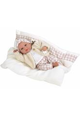 Babypuppe Elegance Aria Rosa 40 cm mit Kissen von Arias 60824