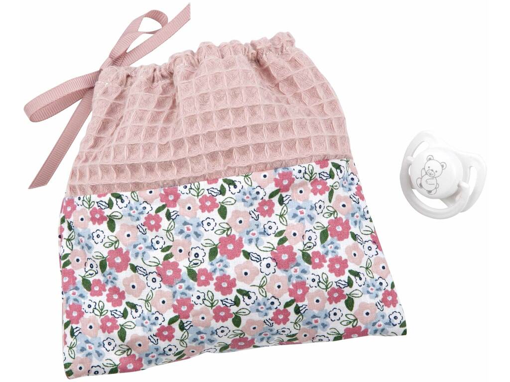 Elegance Natal Baby-Puppe 30 cm. Rosa mit Mehrzwecktasche von Arias 60807