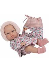 Elegance Natal Baby-Puppe 30 cm. Rosa mit Mehrzwecktasche von Arias 60807