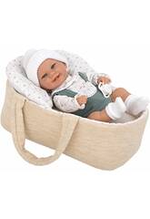 Arias Elegance Doll Babyto Green 33 cm. avec nacelle 60730