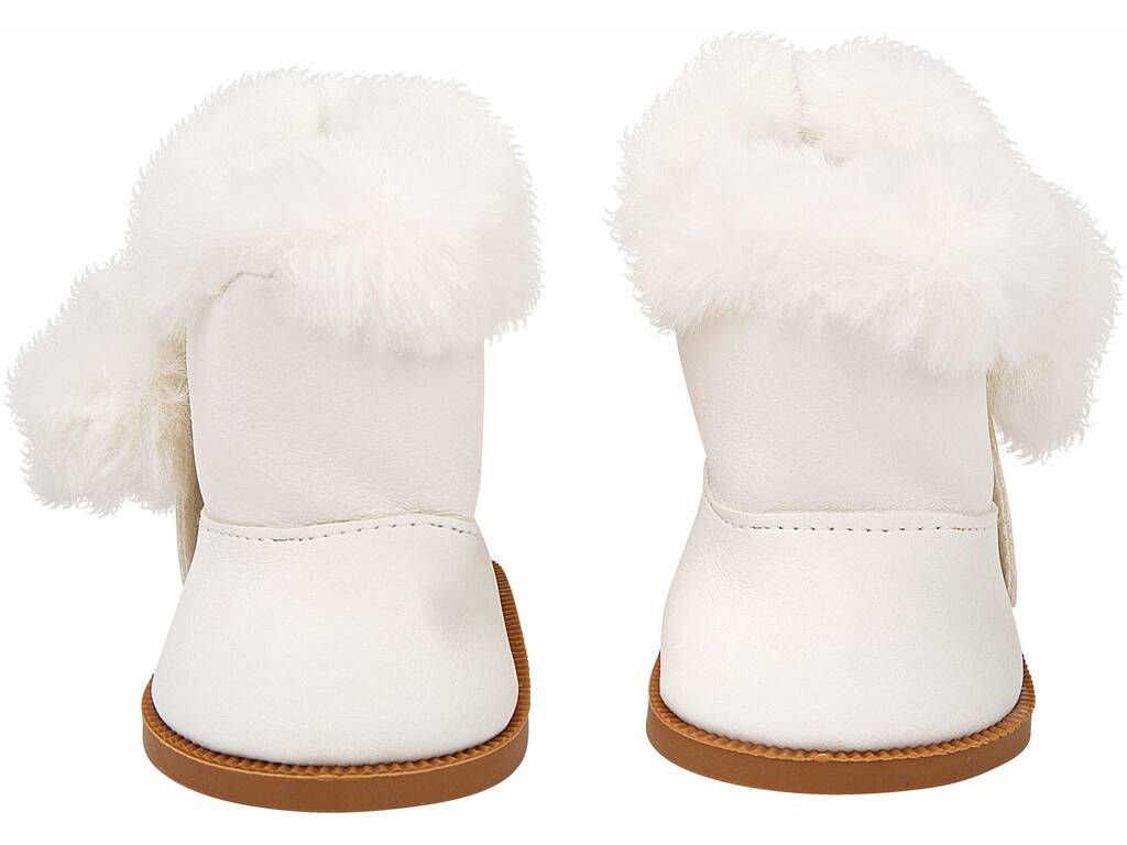 Ensemble Bottes blanches avec cheveux pour poupée 40 cm. Arias 6384