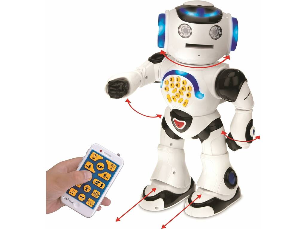 Mi primer robot de entretenimiento educativo Power Man de Lexibook ROB50ES