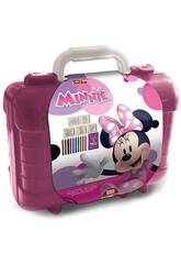 Minnie Mouse Valigetta con timbri e Matite colorate Multiprint 42866