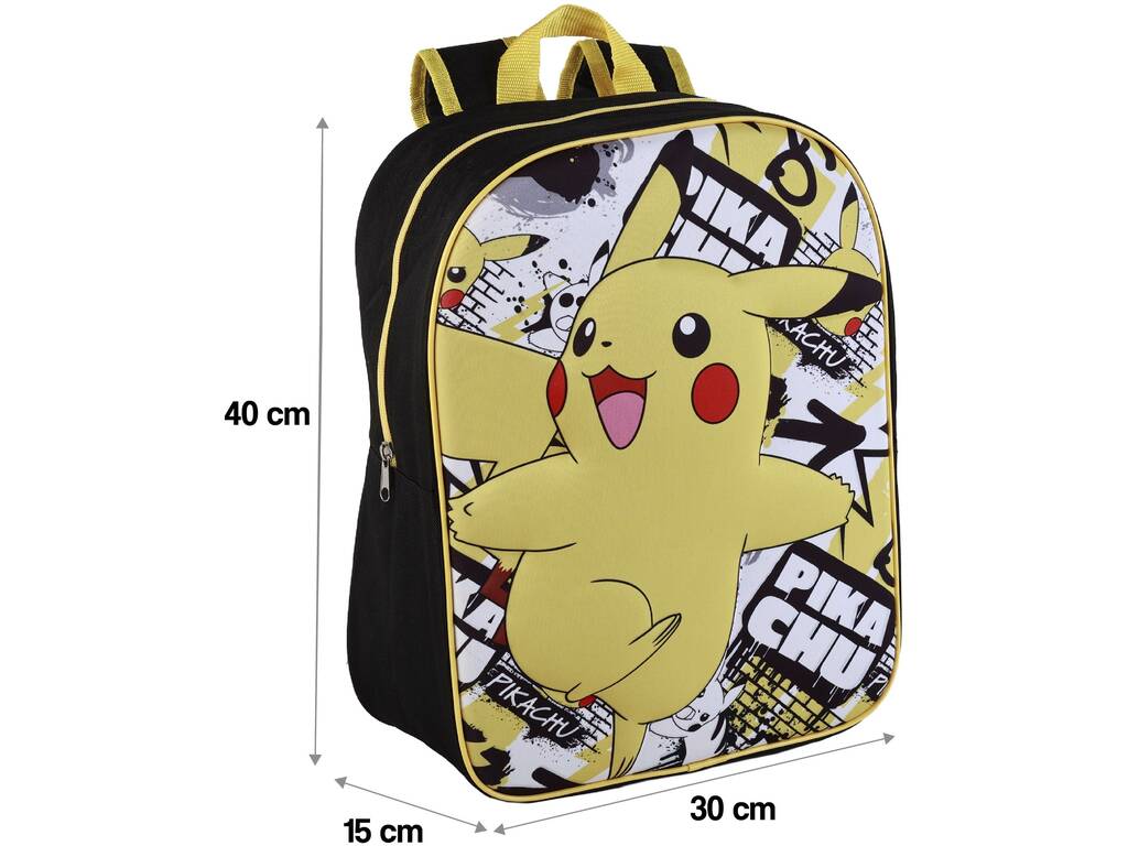 Pokemon Happy Pikachu Zaino 3D Eva 40 cm di Toybags T424-135