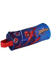 Sac à jouets rond doublé Spiderman Sac fourre-tout rond T106-132