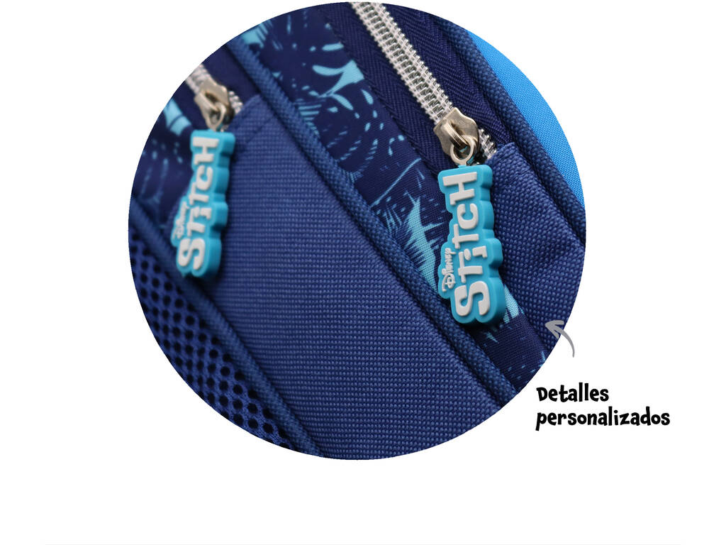 Stitch Mochila Doble Compartimento Adaptable a Carro de Toybags T434-134