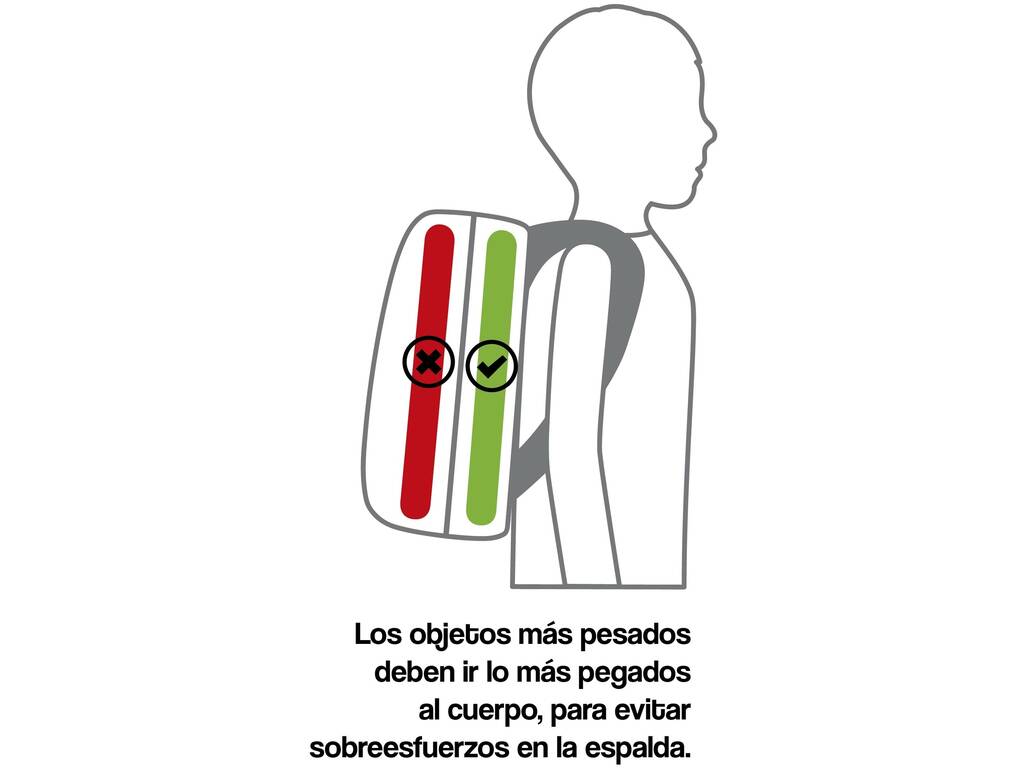 Blin Blin Corazones Menta Mochila Doble Compartimento Adaptable a Carro de Toybags T434-1033