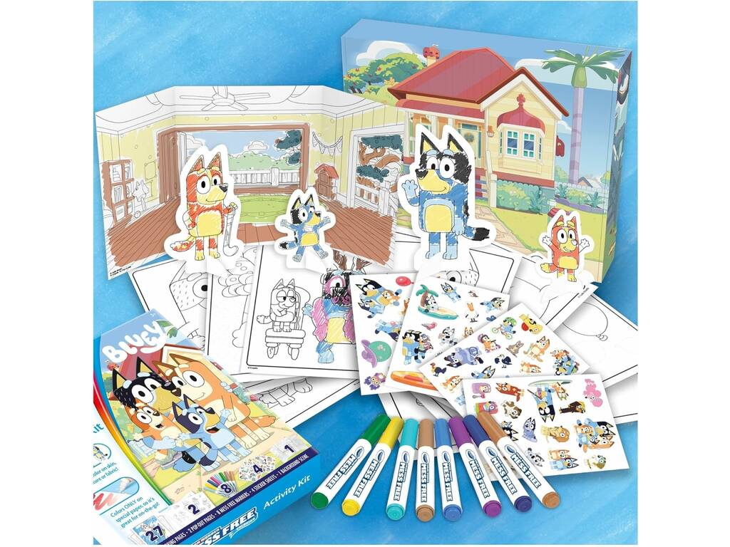 Kit d'activités Color Wonder de Crayola Bluey