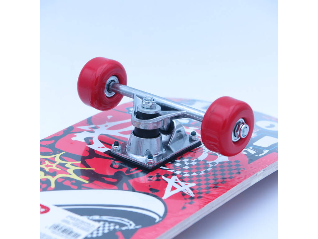 80 cm großes rotes Skateboard