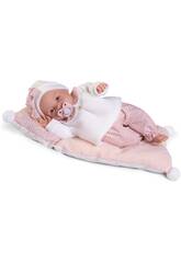 Bimba Lagrimitas Baby Doll 37 cm avec petit lit Antonio Juan 14363