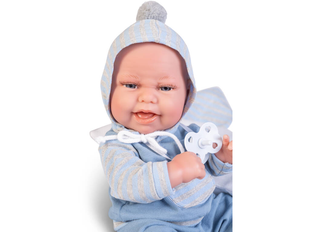 Boneco Bebé Baby Clar de 33 cm com Almofada de Orelhas Antonio Juan 60147