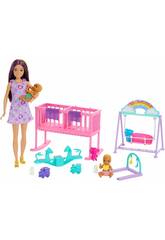 Barbie Puppe Skipper Zwillings-Knguru von Mattel HXM99