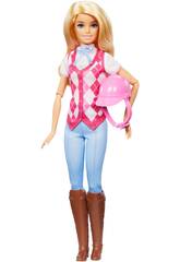 Barbie Boneca Cavaleira Equitao Mattel HXJ38