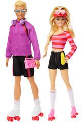 Babie e Ken 65. Aniversrio Pack Patinadores com Acessrios da Mattel HXK90