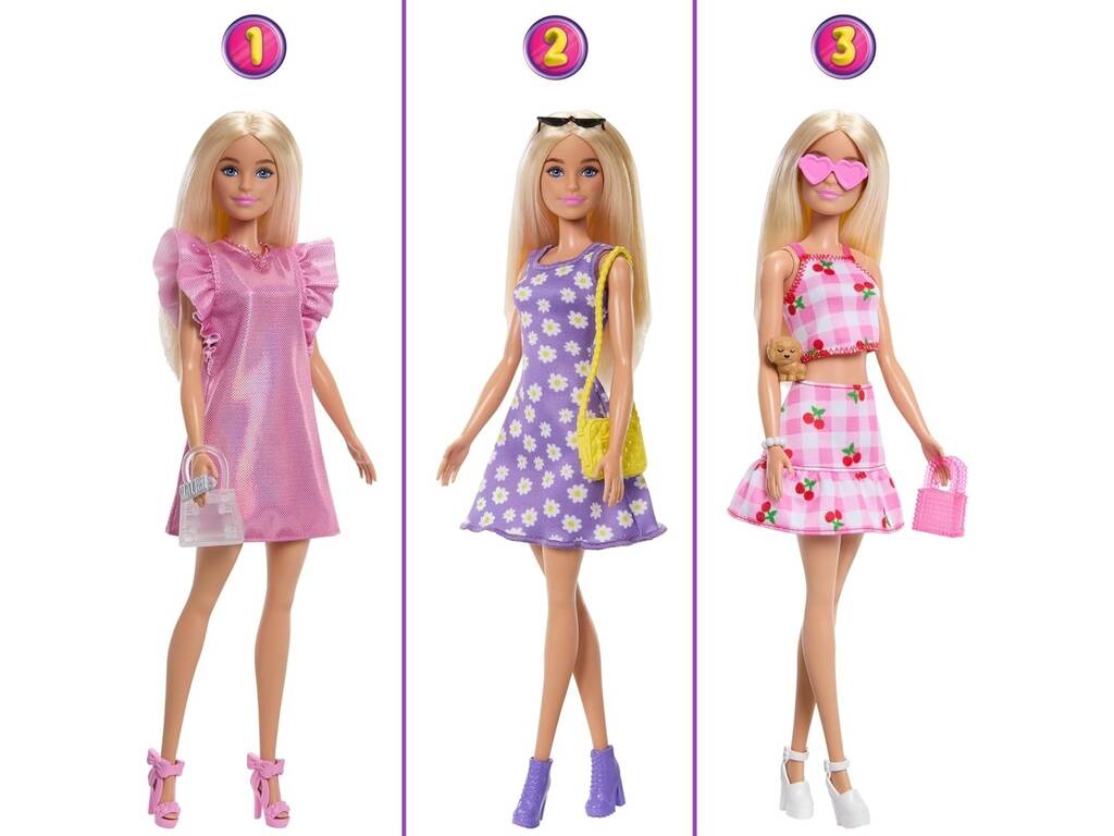 Barbie Dream Closet Puppe, Outfit und Accessoires von Mattel HXD58