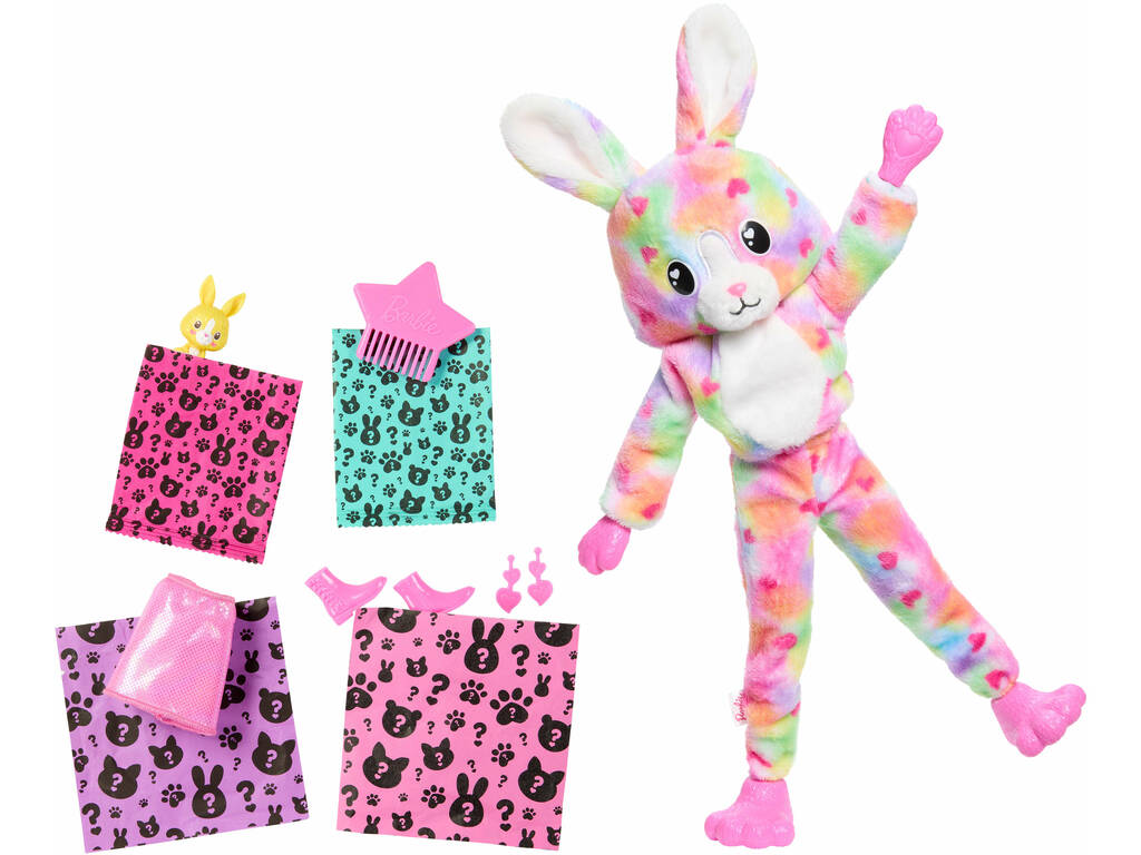 Barbie Cutie Reveal Colourful Dreams Bunny Doll Mattel HRK38