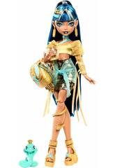 Monster High Puppe Cleo De Nile mit Hissette von Mattel HXH74