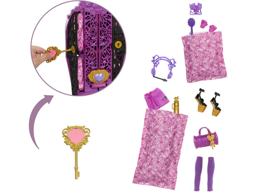 Monster High Skulltimate Secrets Poupée Loup Clawdeen avec armoire Mattel HXH85