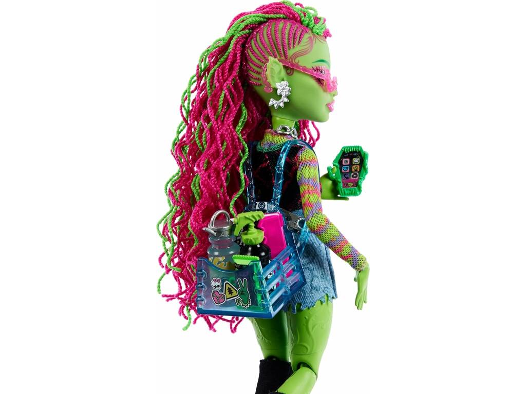 Monster High bambola Venus McFlytrap con Chewlian HRP81