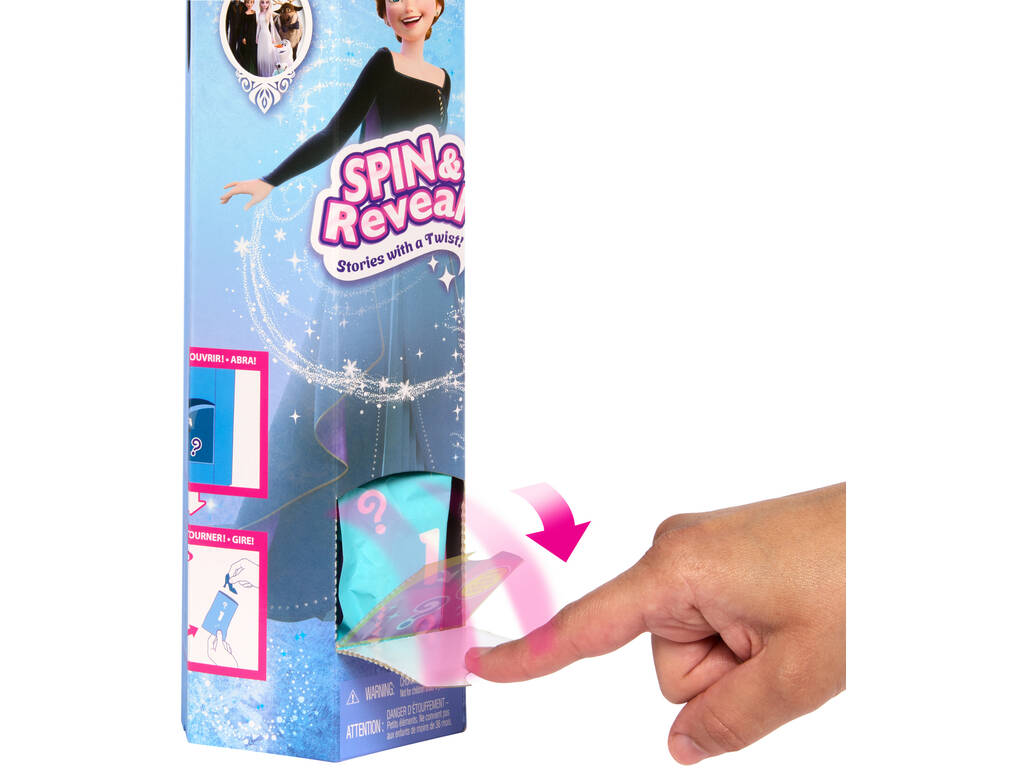 Frozen Boneca Anna Spin And Reveal Mattel HXD27