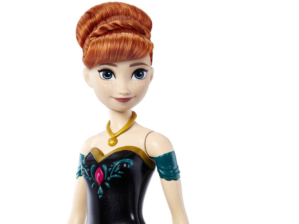 Poupée musicale Frozen Anna en portugais de Mattel HMG47