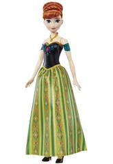 Poupée musicale Frozen Anna en portugais de Mattel HMG47