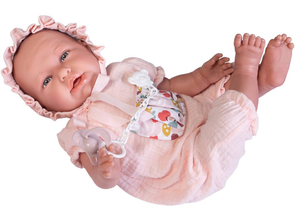 Puppe Baby Mein Erstes Reborn Daniela 52 cm mit Tragekorb Antonio Juan 81386