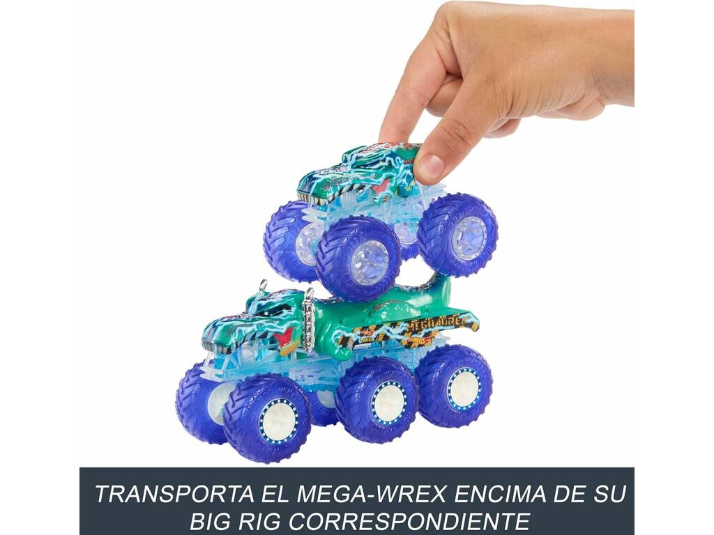 Hot Wheels Monster Trucks Multipack Camiones y Big Rings