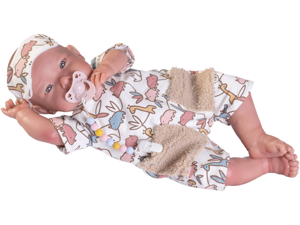 Puppe Baby Mein Erstes Reborn Alejandra 52 cm mit Schlafmaske Antonio Juan 81388