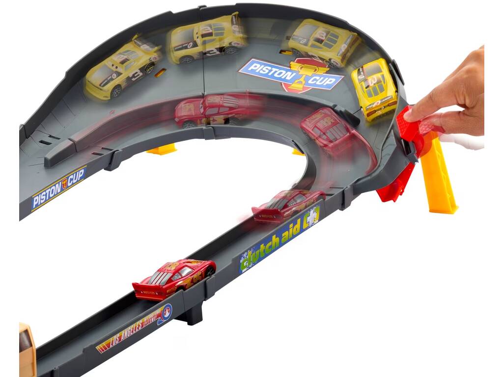 Cars Nascar Pack Corrida com Mudança de Pista Mattel HXJ33