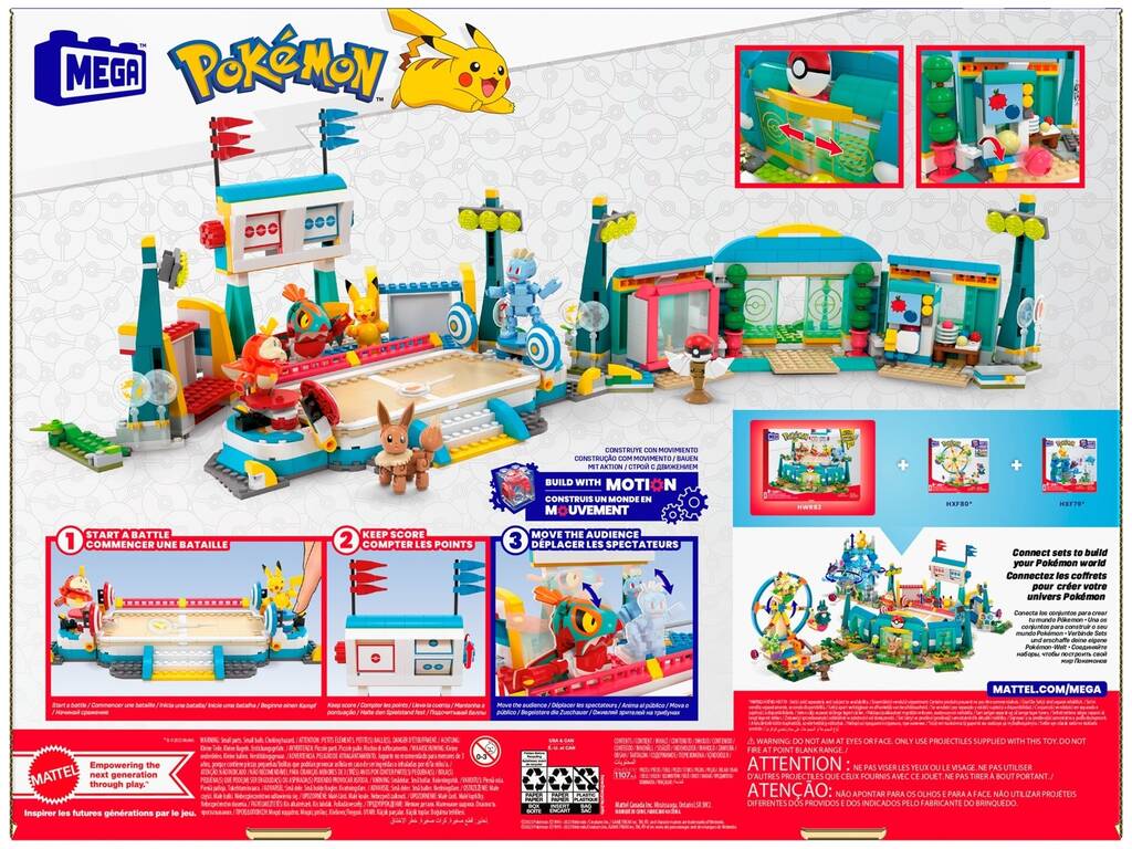 Pokémon Estadio de Entrenamiento MegaBloks HWR82