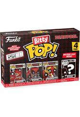 Funko Pop Bitty Deadpool Pack 4 Mini Figuren 84961