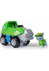 Patrulla Canina Jungle Pups Figura Rocky con Vehículo Turtle Spin Master 6067763