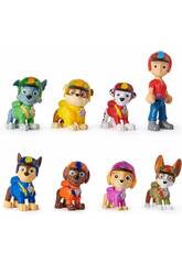 Patrulla Canina Jungle Pups Pack 8 Figuras Spin Master 6068184