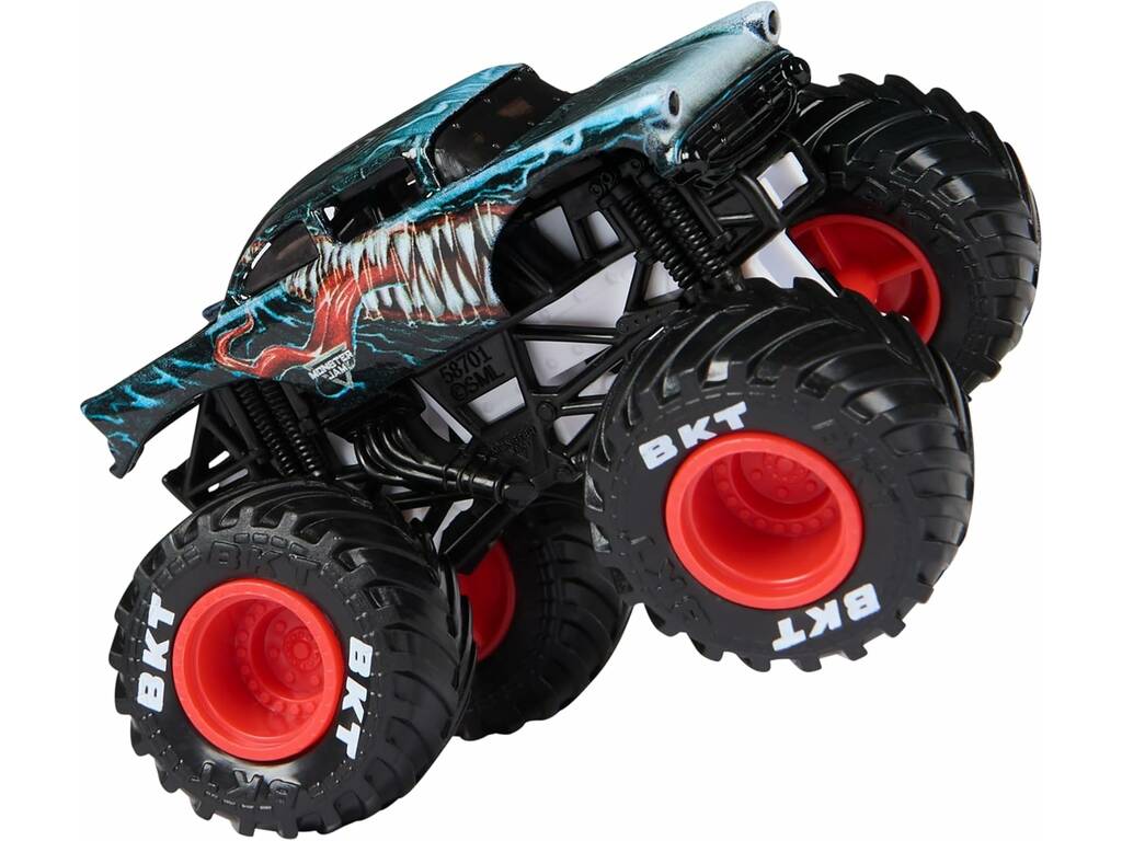 Monster Jam Marvel Pack 2 Vehículos 1:64 Spiderman VS Venom Spin Master 6071942