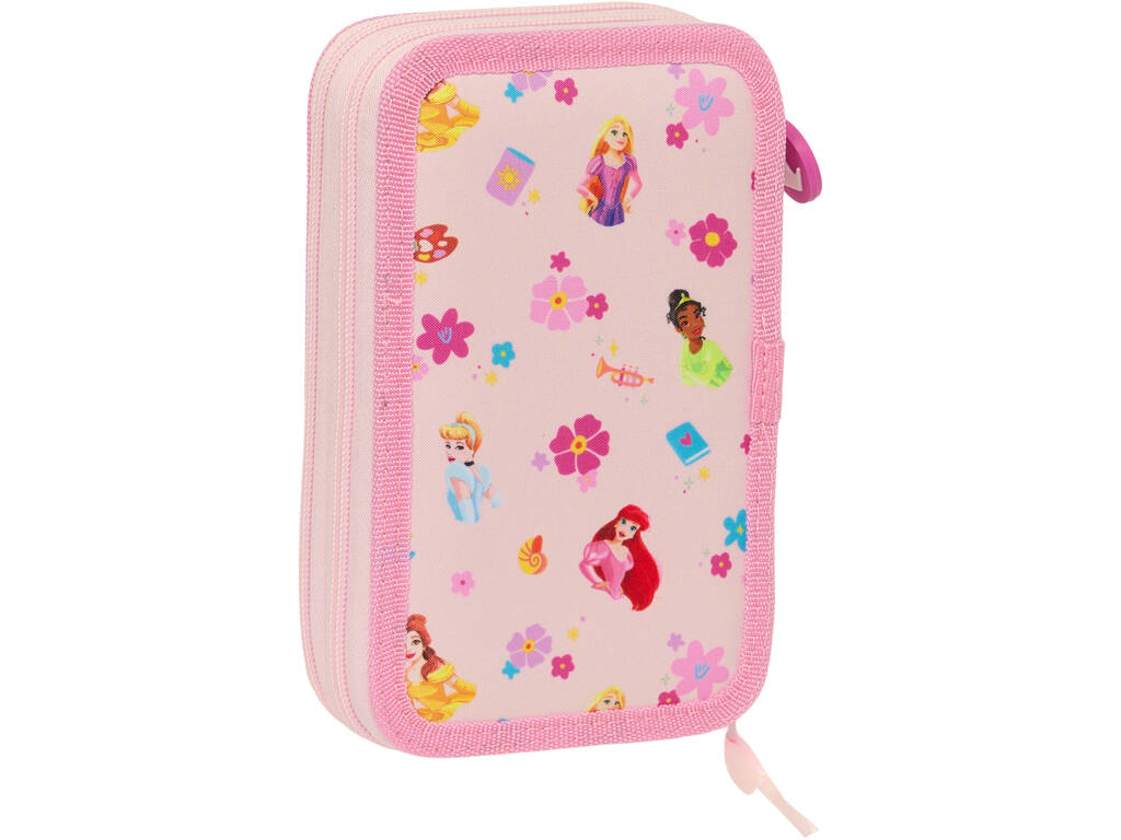 Disney Princess Summer 28 Pieces Double Pencil Case by Safta 412480854