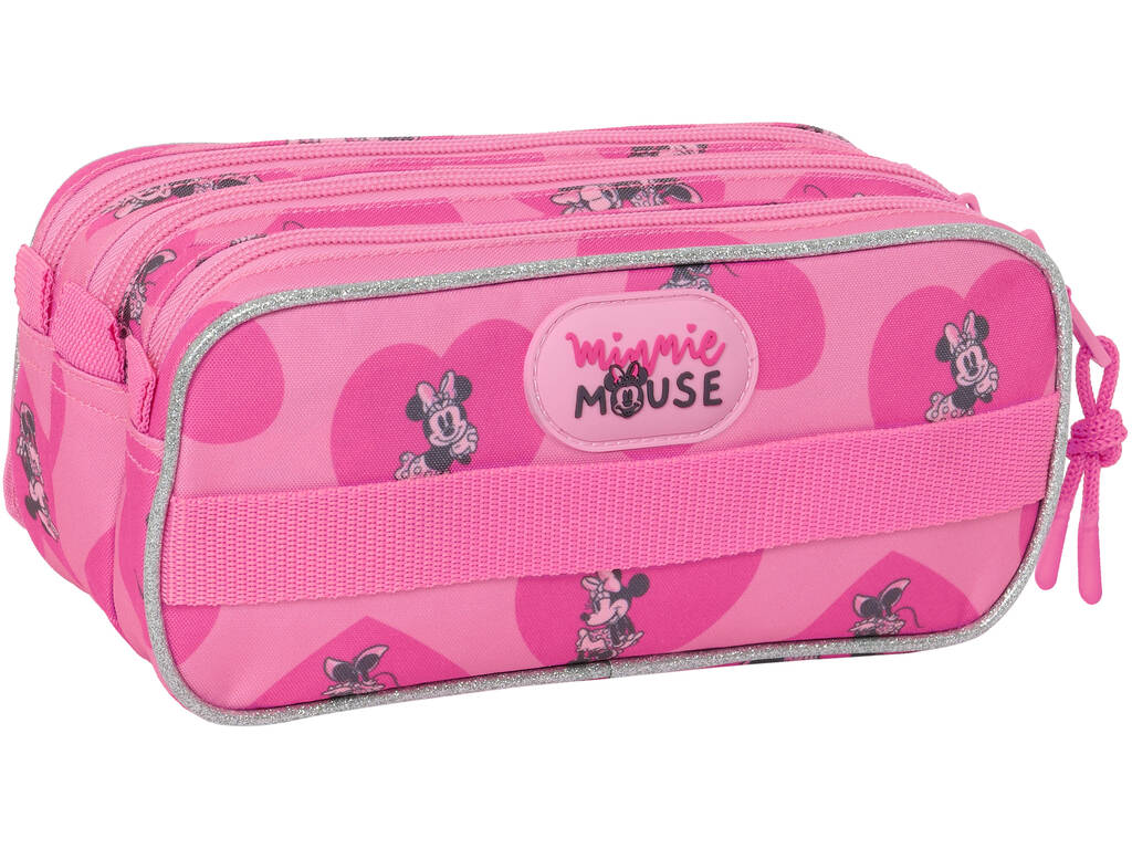 Safta Big Minnie Mouse Loving Triple Bag Big 812334710