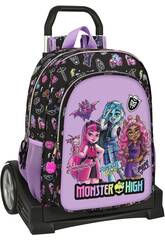 Safta Monster High Evolution Sac  dos avec trolley 612398860