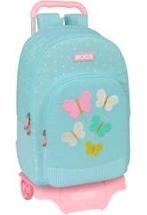 Mochila 876 com Carro 905 Reciclado Moos Butterflie de Safta 642349160