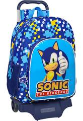 Mochila 180 com Carro 905 Sonic Speed de Safta 612395313