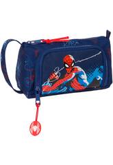 Federmppchen mit Ausklappfach Leer Spiderman Hero von Safta 412443917