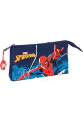 Safta Spiderman Neon Triple Pencil Case 812443744