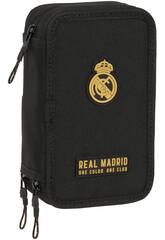 Trousse  crayons triple 36 pices Real Madrid 3rd Kit by Safta 412424857