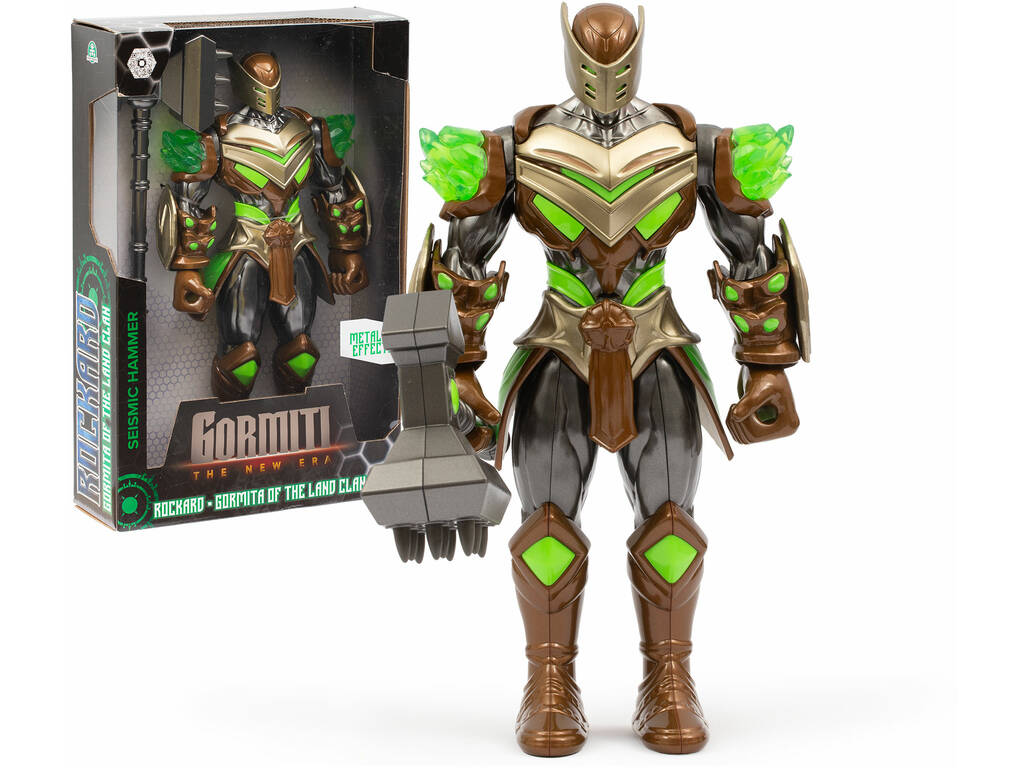 Gormiti The New Era 27 cm Gormiti Hero Action Figure with Famosa Weapon GRV06000